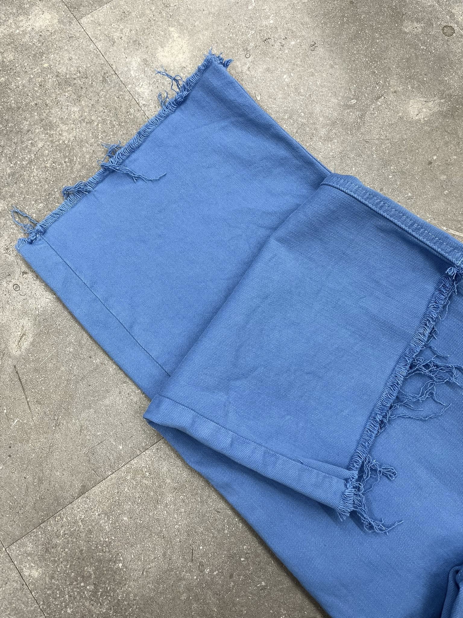 High-Rise Ocean Breeze Wide-Leg Crop with Frayed Hem - Womens Size 13 - Judy Blue Brand