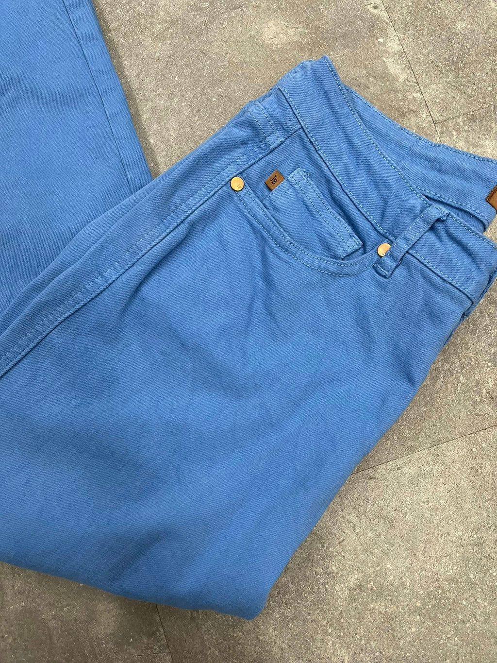 High-Rise Ocean Breeze Wide-Leg Crop with Frayed Hem - Womens Size 13 - Judy Blue Brand