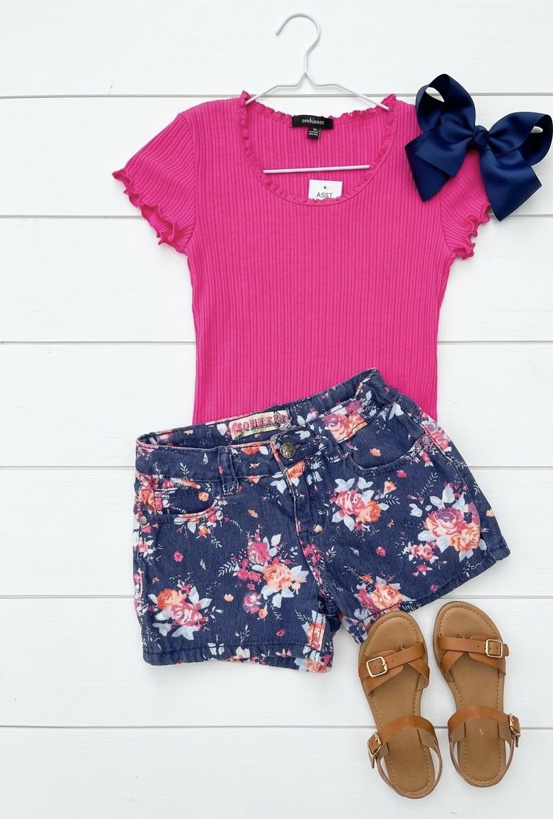 "Pink Petals" Fun & Floral Summer Set