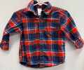 Carters Brand Plaid Infant Button Up