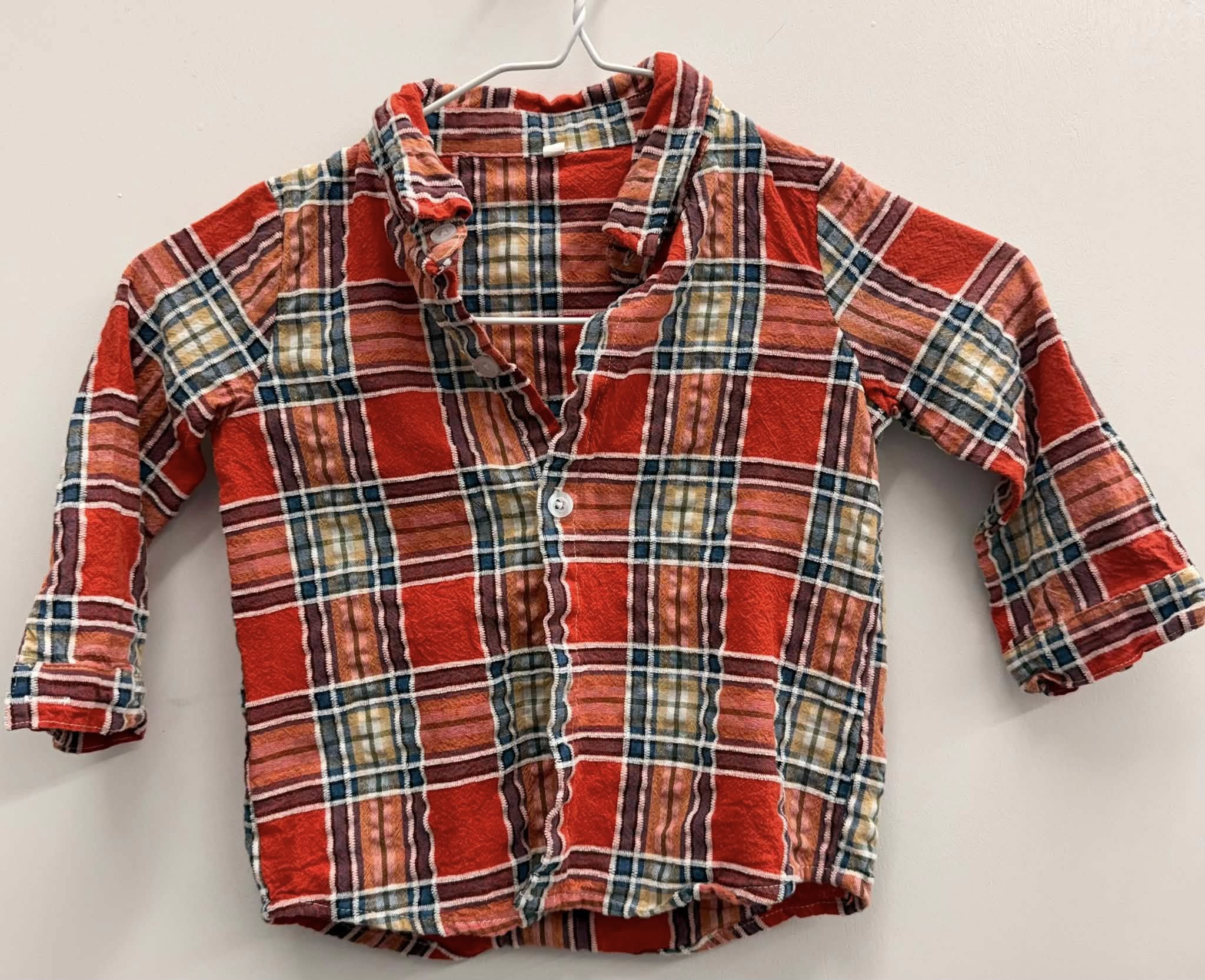 Fall Out Plaid Button Up