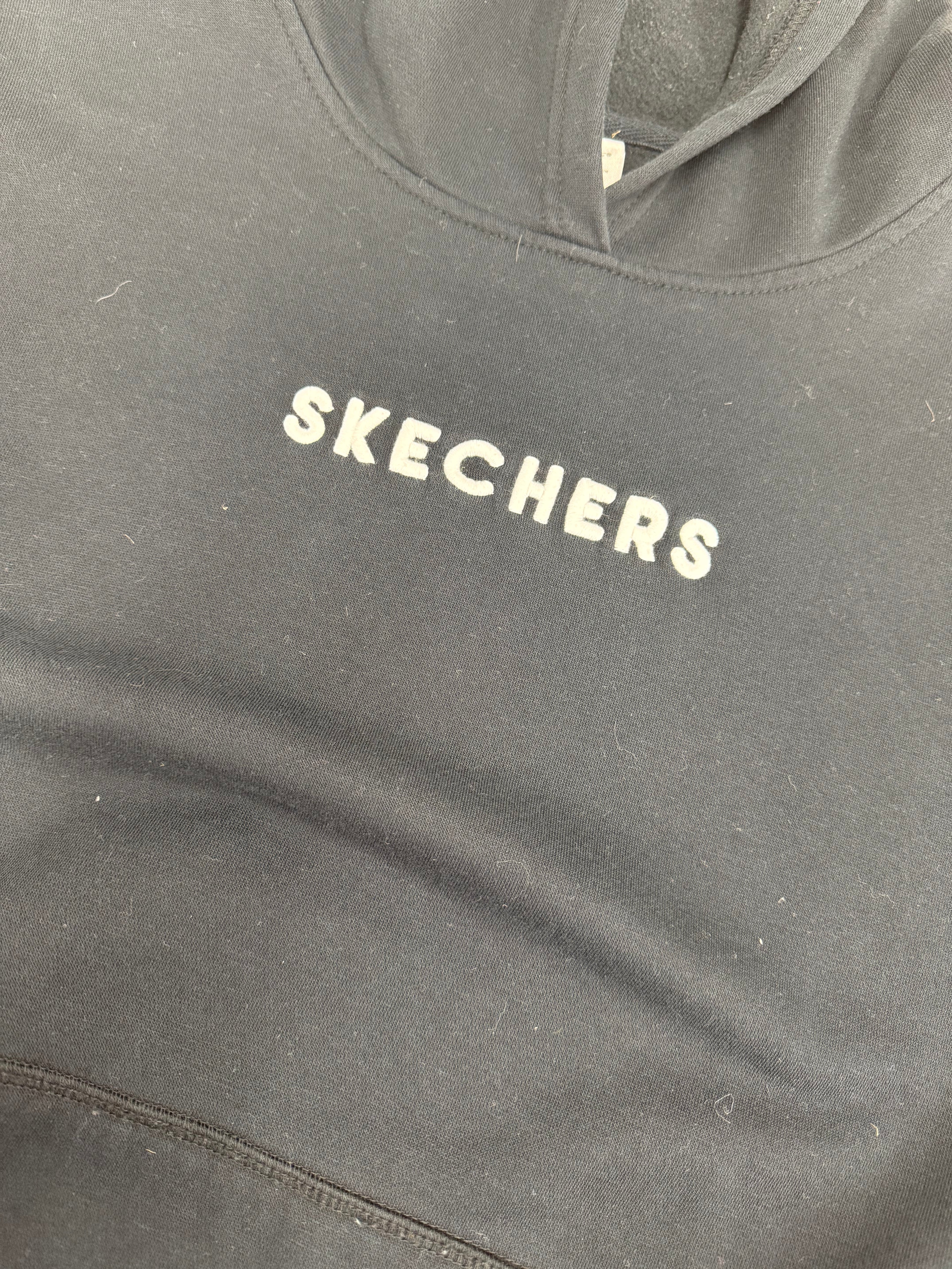 Skechers Black Pullover Hoodie – Size Medium