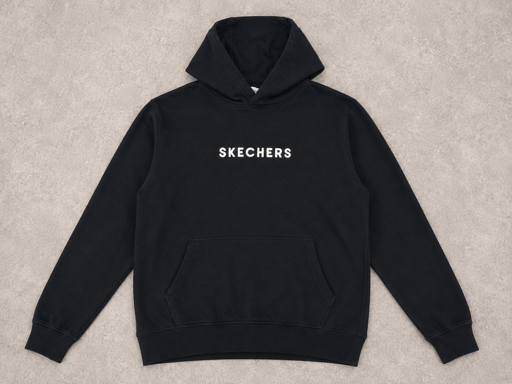 Skechers Black Pullover Hoodie – Size Medium