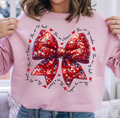 Red Glitter Bow