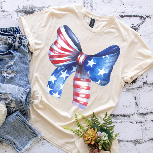 American Flag Bow